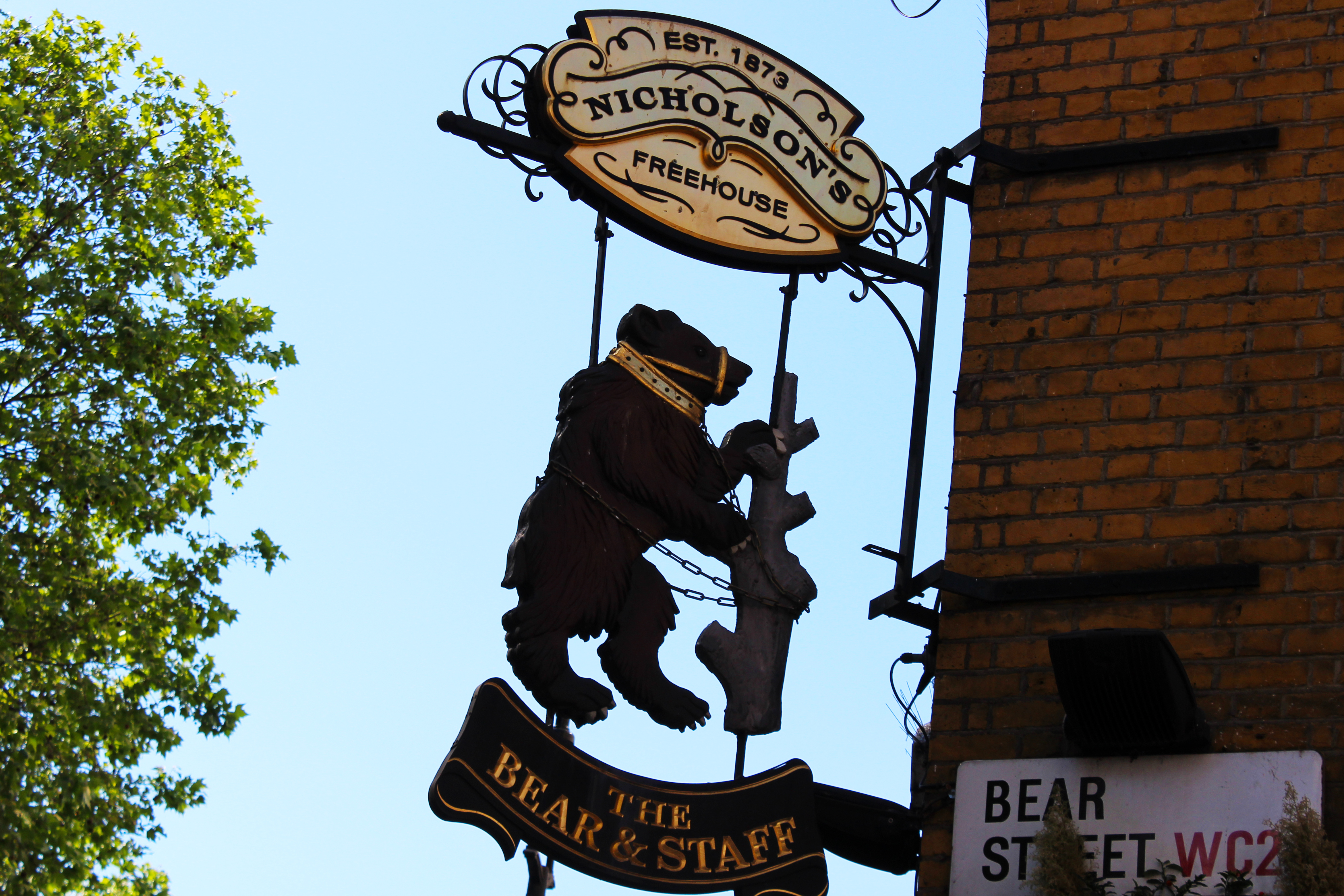 The Bear and Staff, Leicester Square, WC2
